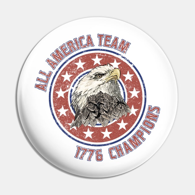 All America Team Pin by Atomic Blizzard