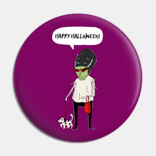 Happy Halloween from the Zombie Mama Pin