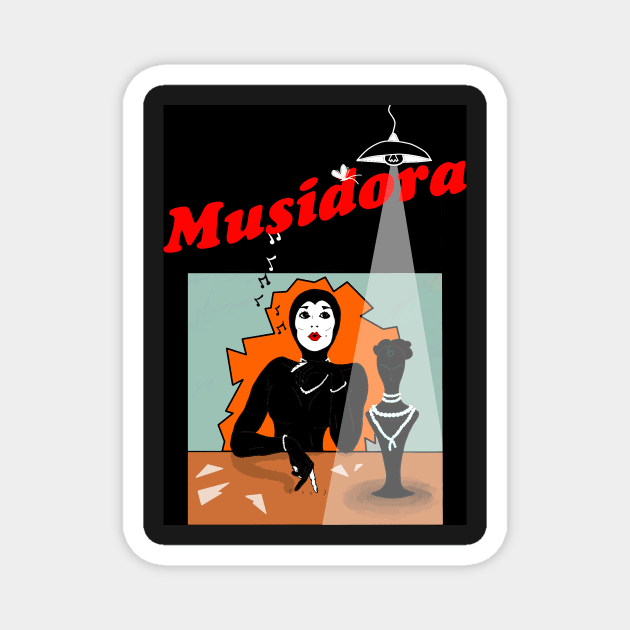 Musidora as Irma Vep Magnet by CodexDracula