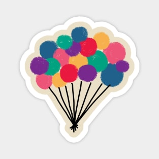 Boquet of Balloons Magnet