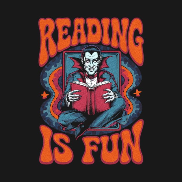 Reading Is Fun Dracula by AmegSu