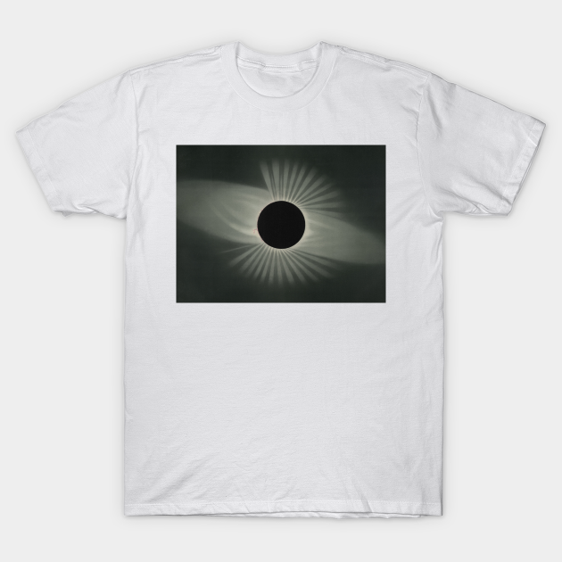 Total Eclipse of the Sun by Etienne Leopold Trouvelot - Eclipse - T-Shirt