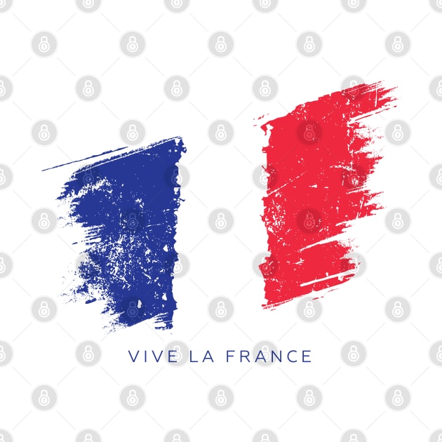 Vive la france grunge flag by Aldebaran