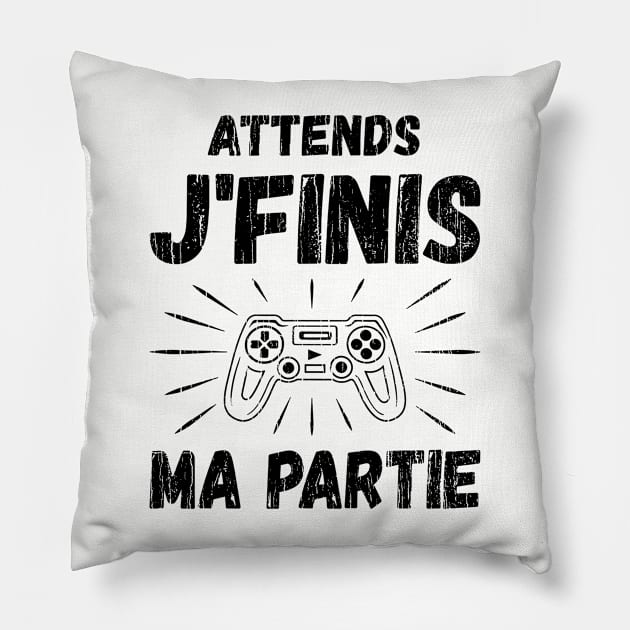 Attends JFinis Ma Partie // Black Pillow by Throbpeg