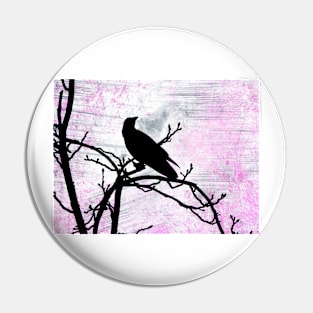 Pink Crow Pin