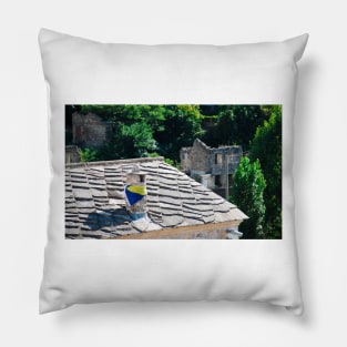 Chimney in Mostar Pillow