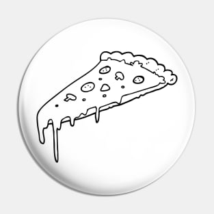 Cheese Pepperoni Mushroom Pizza Drawing Pin