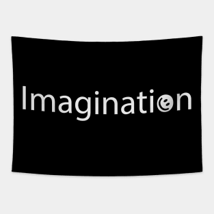 Imagination artistic text design Tapestry