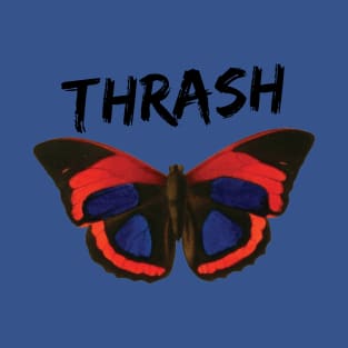 Thrash Butterfly - Vibrant and Edgy Insect Art T-Shirt