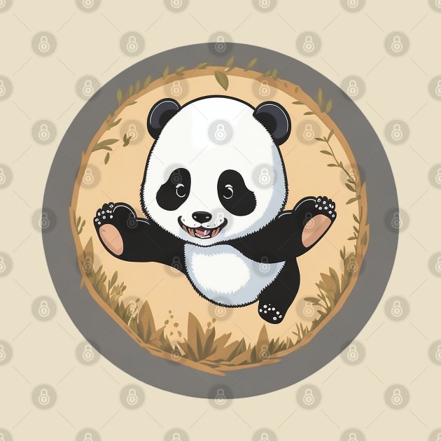 Chubby Cubby Panda by Yussy Art