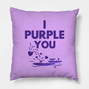 I Purple You with Heart fountain - from Whatthekpop Pillow