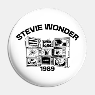 Stevie Wonder TV clasic Pin