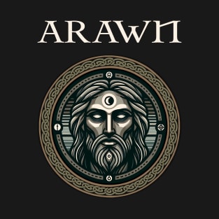 Arawn Celtic God of the Underworld and Animals T-Shirt