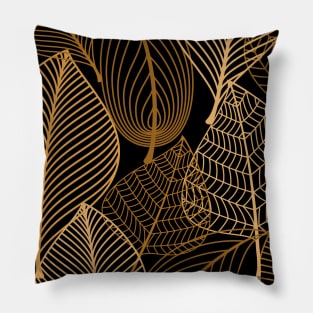 Fall Leaves Pattern Pillow