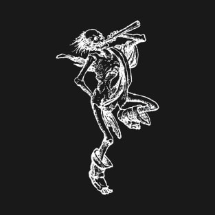 Dance of Death white on black T-Shirt