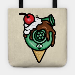 Cutest Turbo - Chocolate/Mint Ice Cream Tote