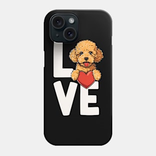 Poodle Love Phone Case