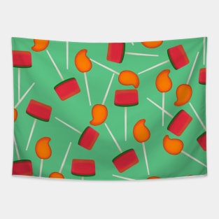 Fun colorful Mexican paletas candy design Tapestry