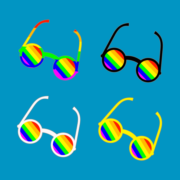 Rainbow glasses pack sticker by Amalus-files