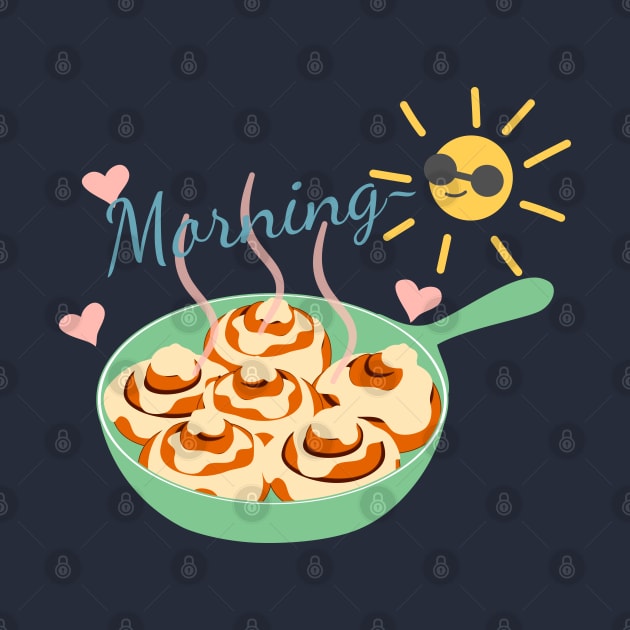 Morning Cinnamon Rolls by LulululuPainting