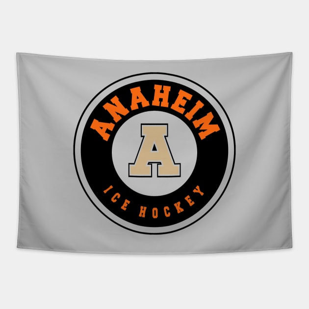 Anaheim ice hockey Tapestry by BVHstudio