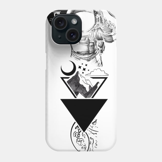 Astronaut Star Phone Case by hitext