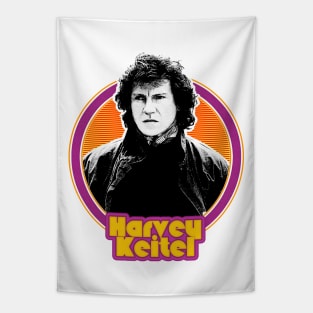 Retro Style Harvey Keitel Fan Art Design Tapestry