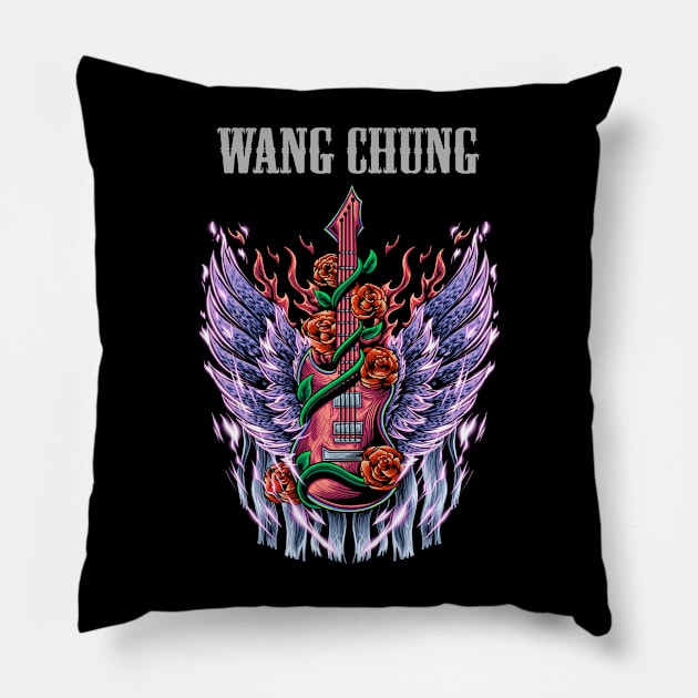 WANG CHUNG BAND Pillow by batubara.studio