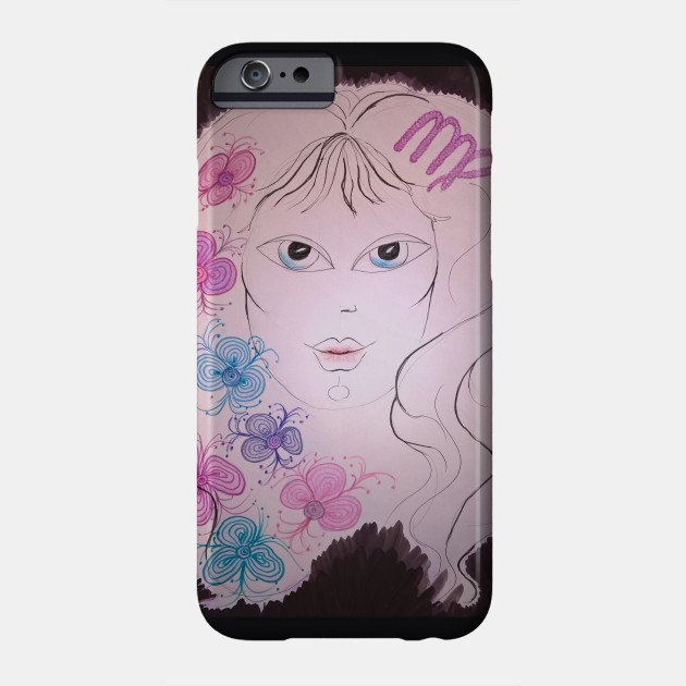 Zodiac Sign Virgo The Maiden Handmade Painting Virgo Phone