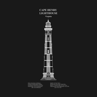 Cape Henry Lighthouse - Virginia - ABpng T-Shirt