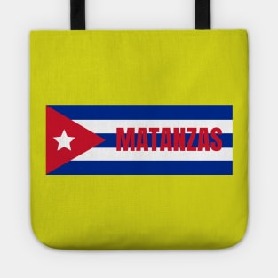 Matanzas City in Cuban Flag Tote