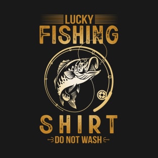 Lucky Fishing Shirt Funny Fishing T-Shirt