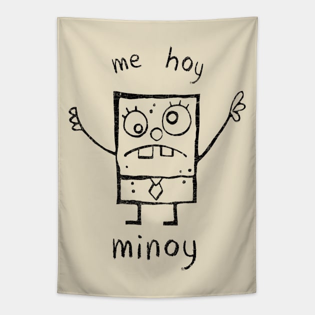 Doodle Bob Tapestry by valentinahramov