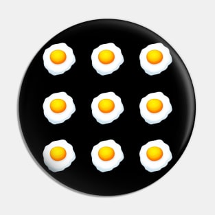 Fried Egg Pattern Pin