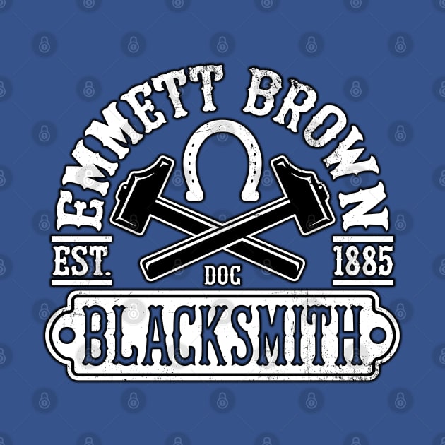 Emmett Brown Blacksmith by WhatProductionsBobcaygeon