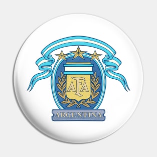 Argentina - Style Soccer Design Pin