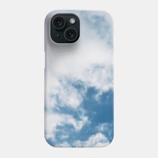 Blue Sky with White Clouds Phone Case