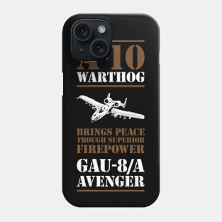 A-10 Warthog GAU-8/A AVENGER Phone Case