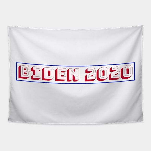 Patriotic Biden 2020 Red, White, And Blue Tapestry by Lone Wolf Works