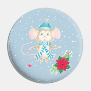 Holiday Christmas Mouse Pin