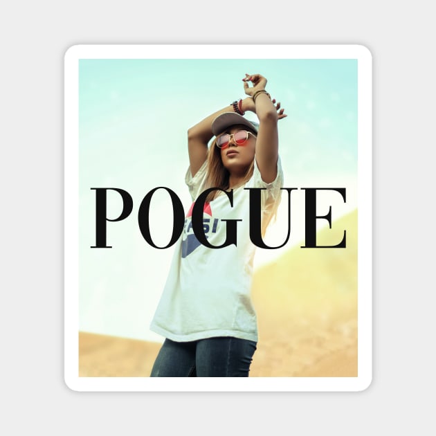 POGUE Magnet by Golden Eagle Design Studio