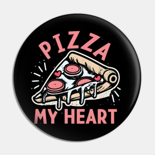 Pizza MY Heart Pin