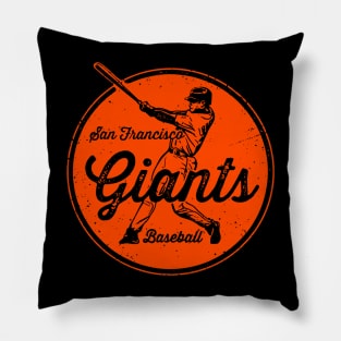 Vintage Giants Pillow