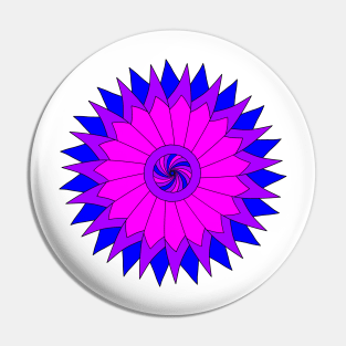 Thy Bi-pride flower Pin