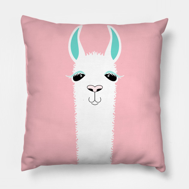 Alpaca Llama Portrait On Eggshell Pink Llama Pillow Teepublic There are 1369 eggshell pink for sale on etsy, and they cost 17,65 $ on average. teepublic