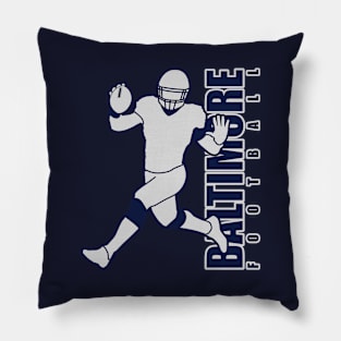 Baltimore Football Team Color Pillow