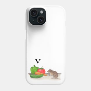 V is for Vole Phone Case