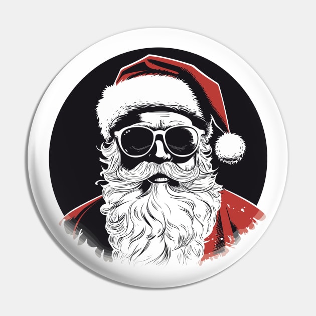 Santa Claus Pin by MZeeDesigns