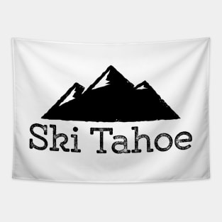 Ski Tahoe Vintage T-Shirt Tapestry