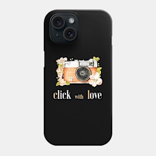 Click it with love Phone Case